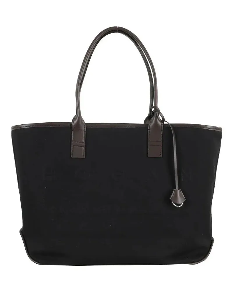 Hogan Shopper & Totes Medium Shopping Bag With Leather Accents And Lace schwarz Schwarz