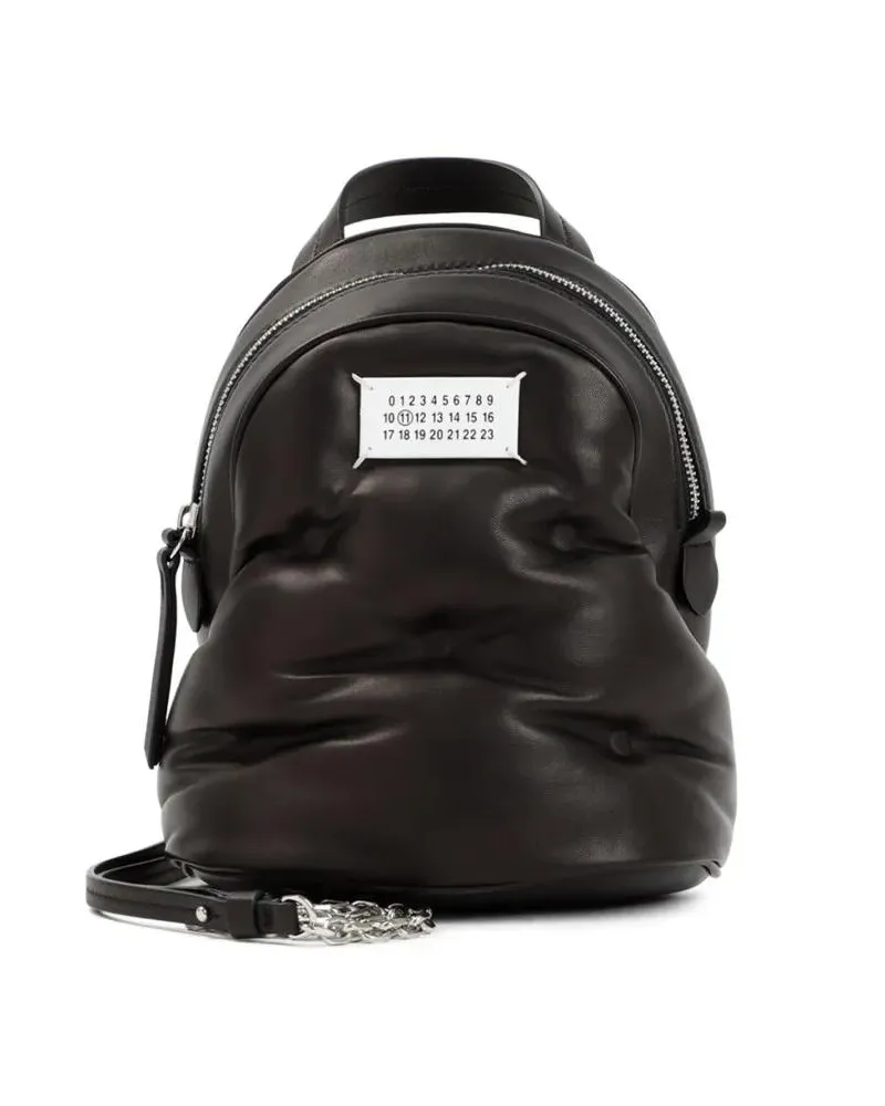 Maison Margiela Rucksäcke Leather Glam Slam Backpack Schwarz