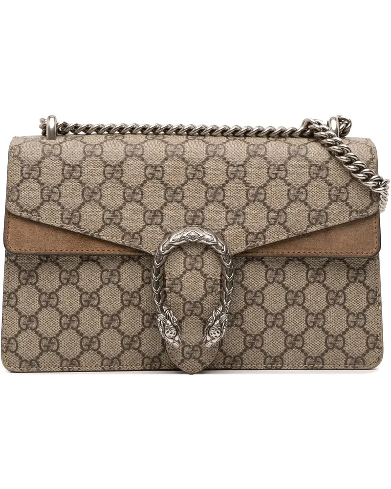 Gucci Hobo Bags Medium GG Supreme Dionysus Shoulder Bag braun Braun