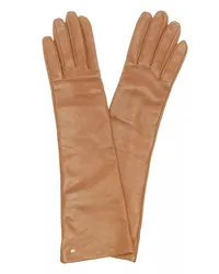 Max Mara Handschuhe Afidee Cognacbraun