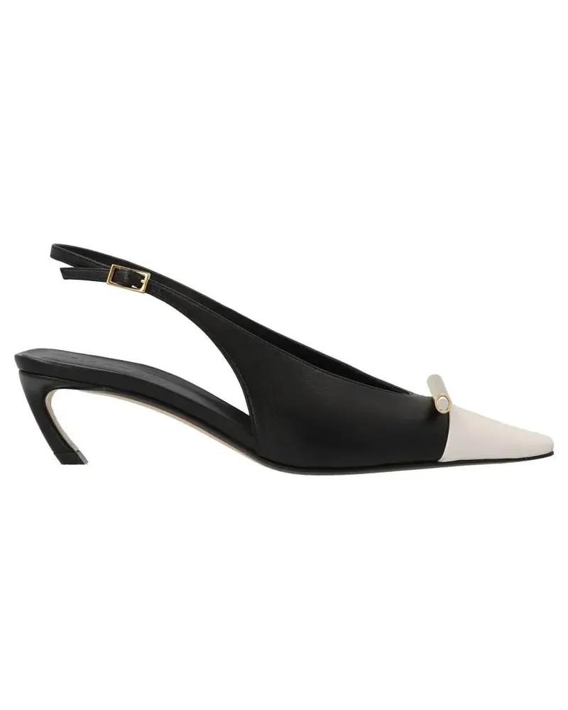 Lanvin Hohe Schuhe 'Bico' Slingbacks schwarz Schwarz