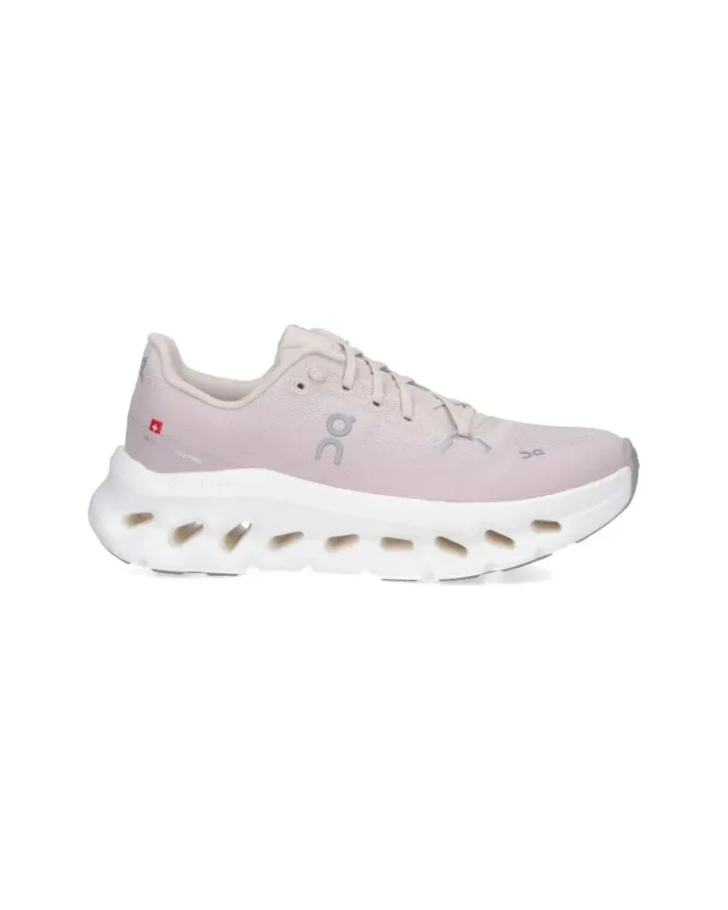 ON Low-Top Sneaker Soft Pink Fabric Sneakers With Ctrasting Embroid pink Rosa