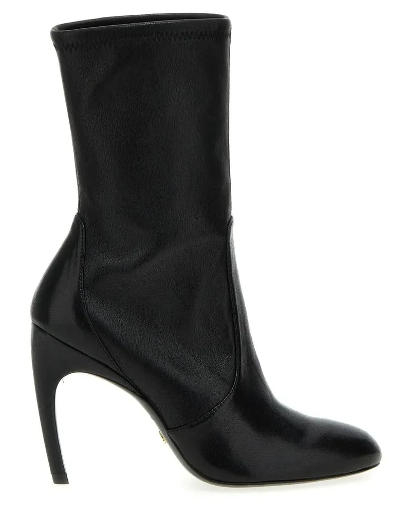 Stuart Weitzman Stiefel Lux Curl Ankle Boots schwarz Schwarz