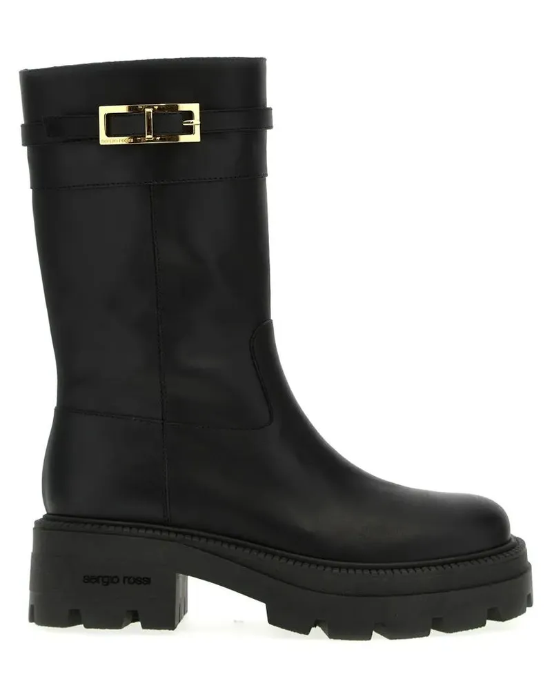 Sergio Rossi Stiefel Nora' Boots schwarz Schwarz