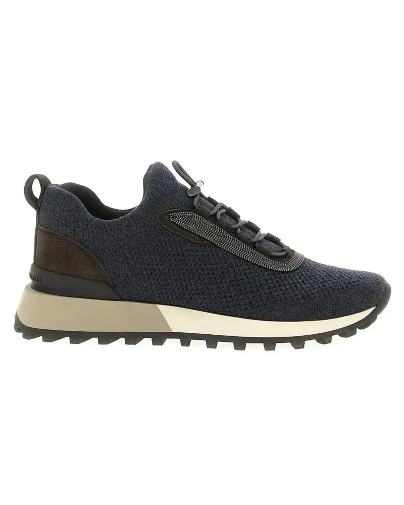Brunello Cucinelli Low-Top Sneaker 'R'unners' Sneakers schwarz Schwarz