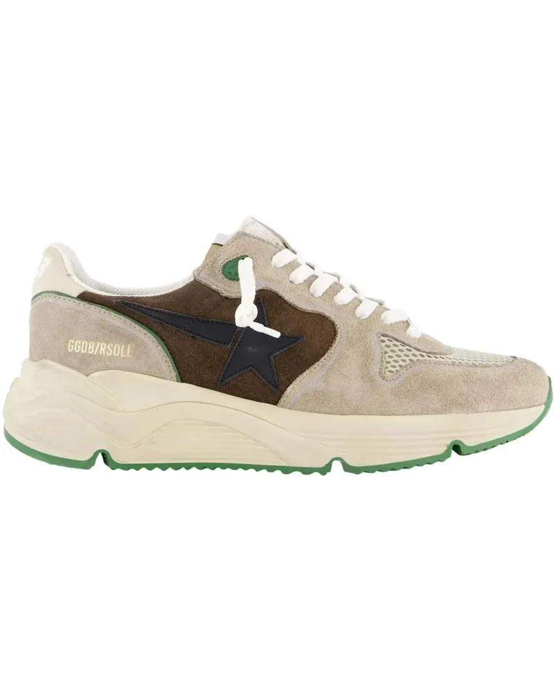 Golden Goose Low-Top Sneaker Heren Running Sole Sneaker Bruin beige Beige