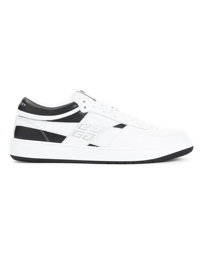 Givenchy Low-Top Sneaker Calf Leather Sneakers With Modern Accents weiß Weiß