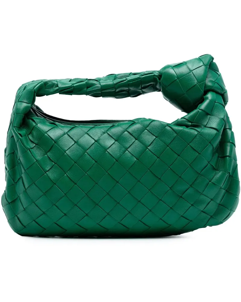 Bottega Veneta Hobo Bags Mini Nappa Intrecciato Jodie grün Grün