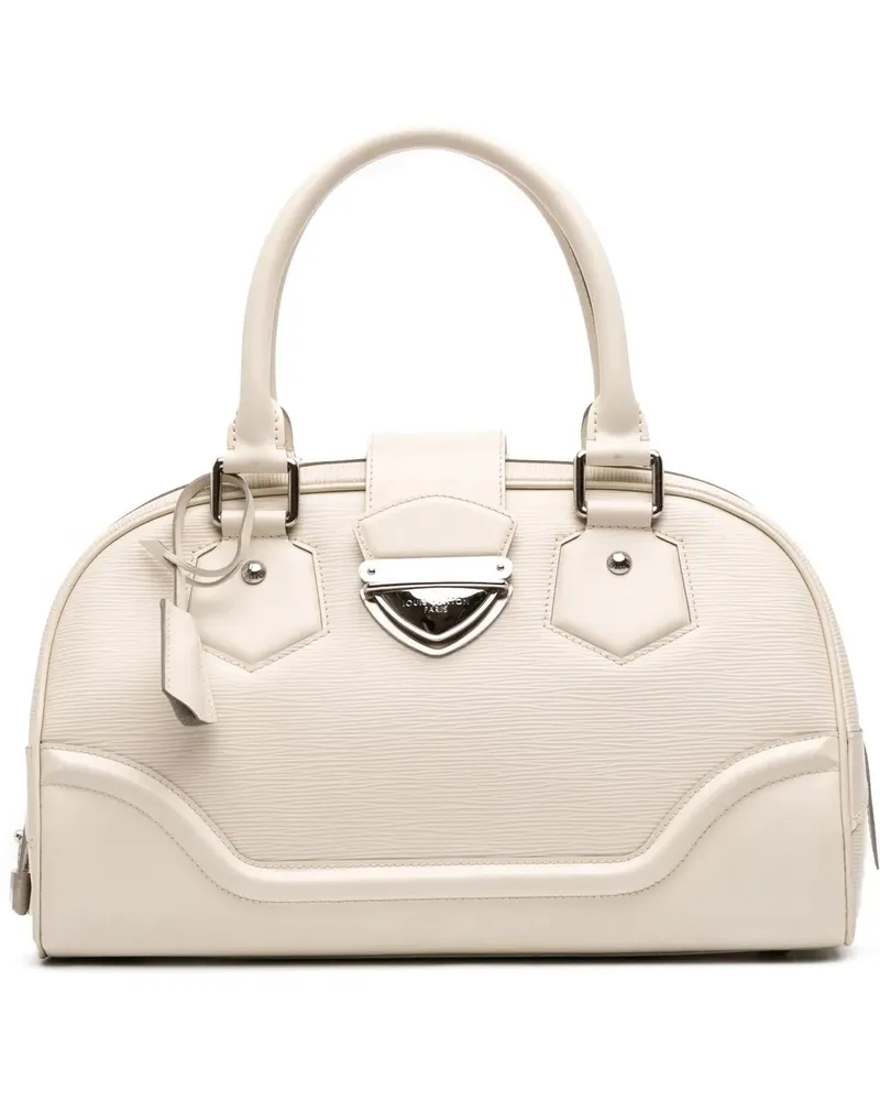 Louis Vuitton Crossbody Bags Epi Bowling Montaigne GM weiß Weiß