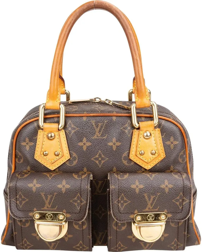 Louis Vuitton Crossbody Bags  Canvas Monogram Manhattan PM Handbag braun Braun