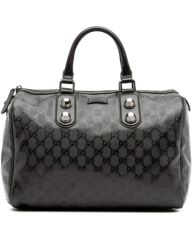 Gucci Crossbody Bags GG Imprime Boston Bag schwarz Schwarz