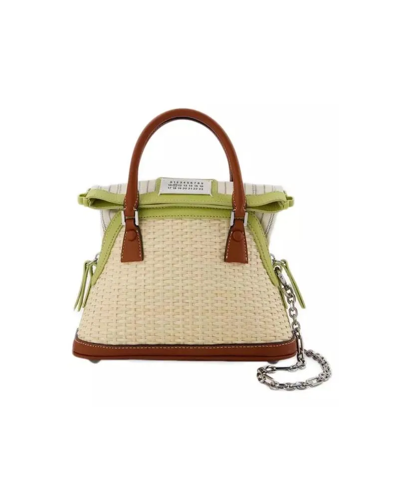 Maison Margiela Hobo Bags 5Ac Classique Micro Handbag - Cèdro beige Beige