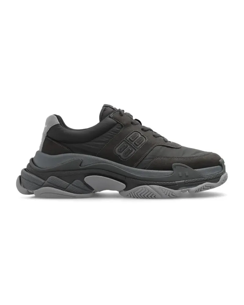 Balenciaga Low-Top Sneaker Triple S Logo Sneakers grau Grau