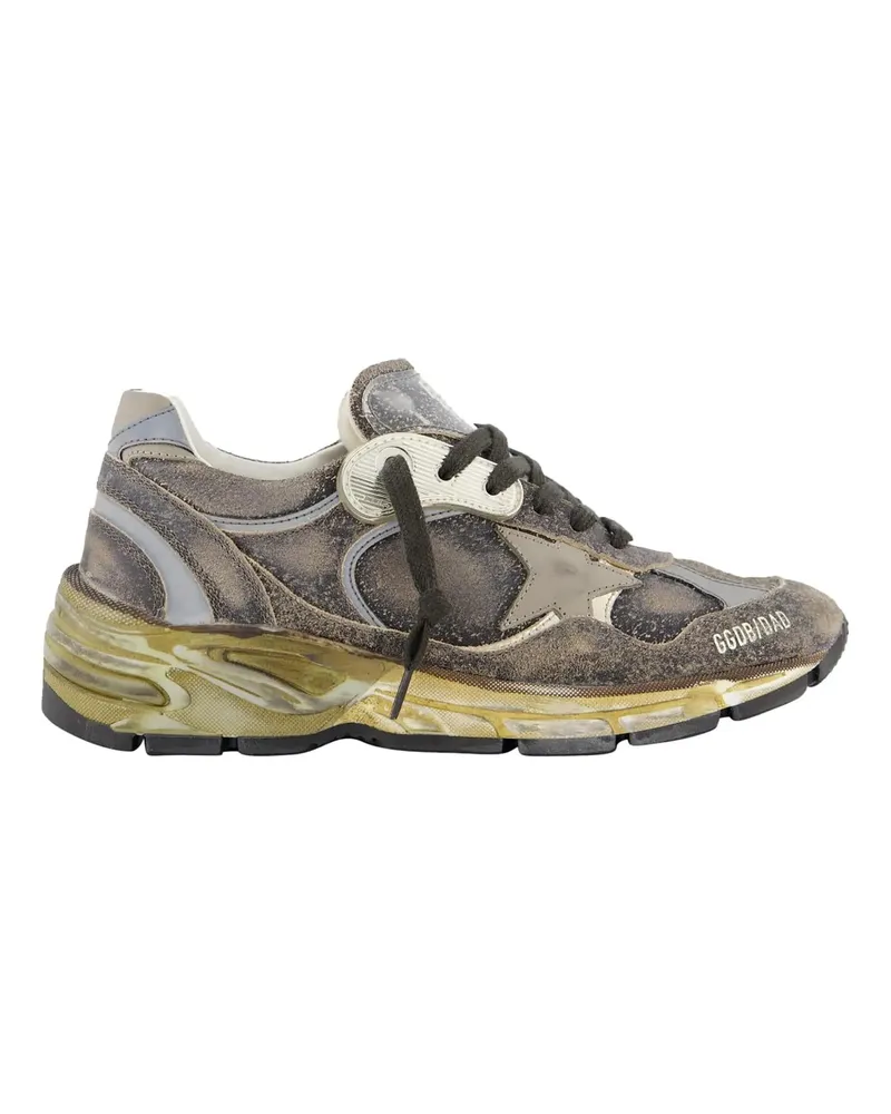 Golden Goose Low-Top Sneaker Running Dad Sneakers - Leather - Black grau Grau