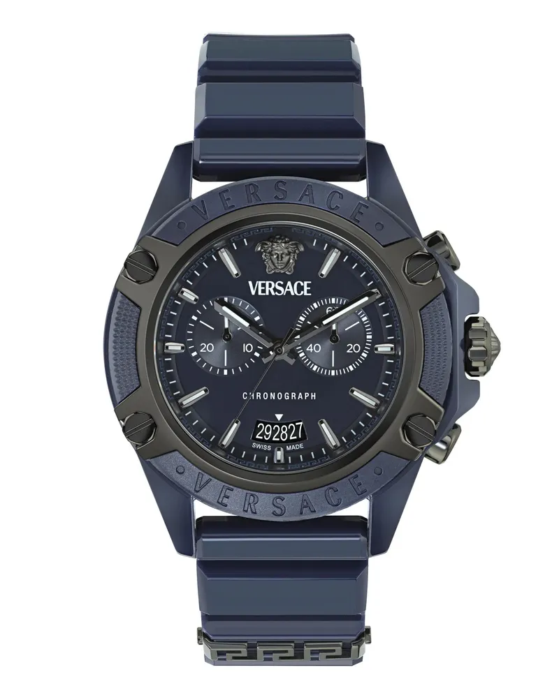 Versace Uhr Quartz Chronograph Watch Active & Tech. Active blue Blau