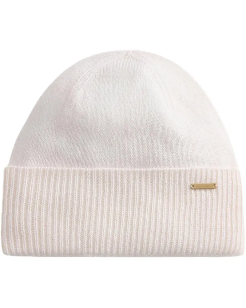 Woolrich Caps & Mützen Pure Cash Beanie beige Beige