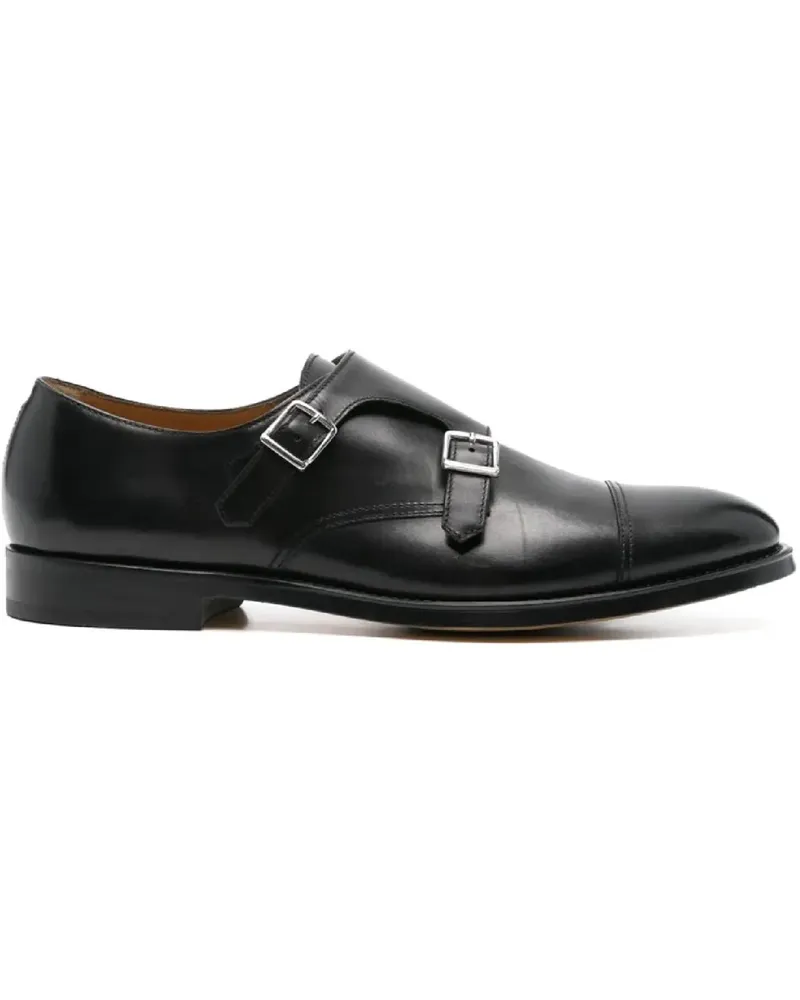 Doucal´s Loafer Double Buckle Cap Toe bunt Bunt