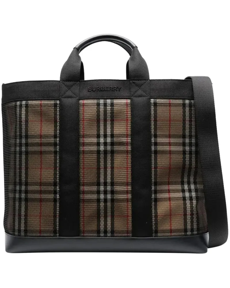Burberry Shopper & Totes Ormond Check Tote Bag braun Braun