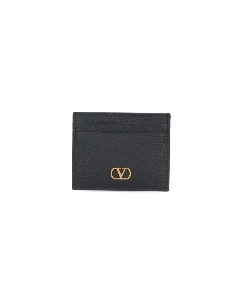 Valentino Garavani Portemonnaie "Vlogo Signature" Card Holder Black schwarz Schwarz