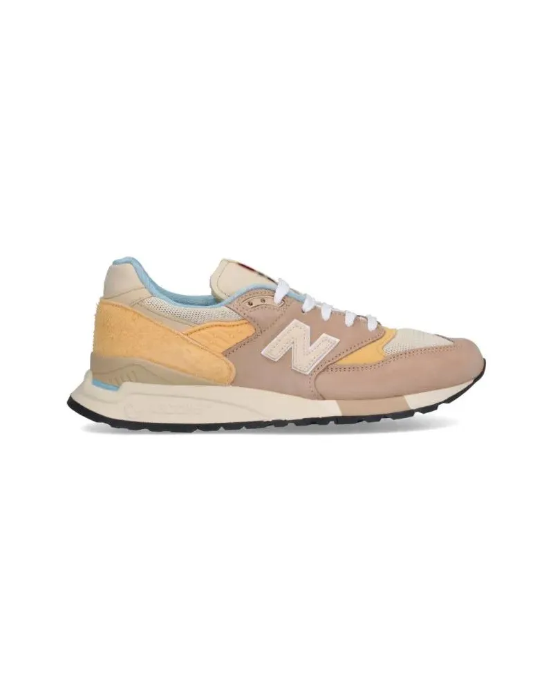 New Balance Low-Top Sneaker Suede And Mesh Sneakers With Signature Logo Detail bunt Bunt