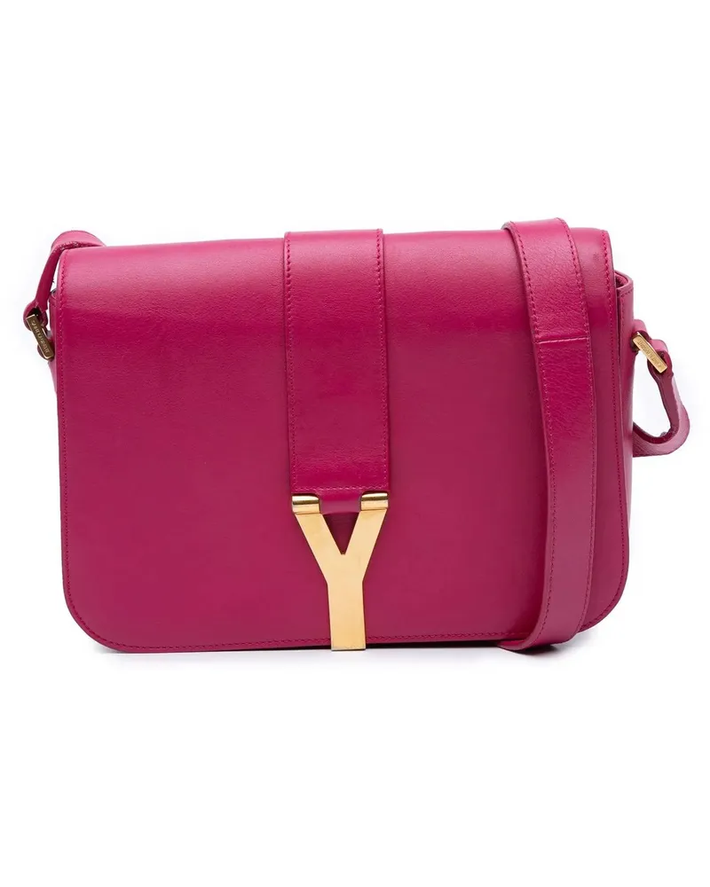 Saint Laurent Hobo Bags Leather Chyc Y Ligne Crossbody rosa Gold