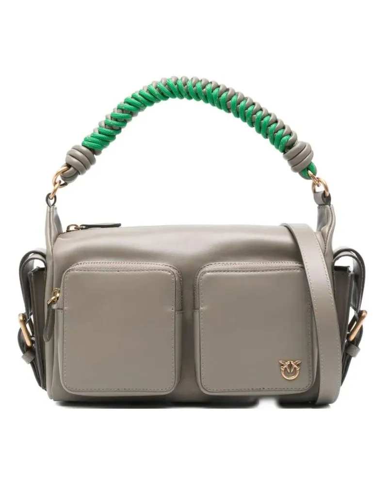 Pinko Hobo Bags Shoulder Bag In Calfskin Leather braun Braun