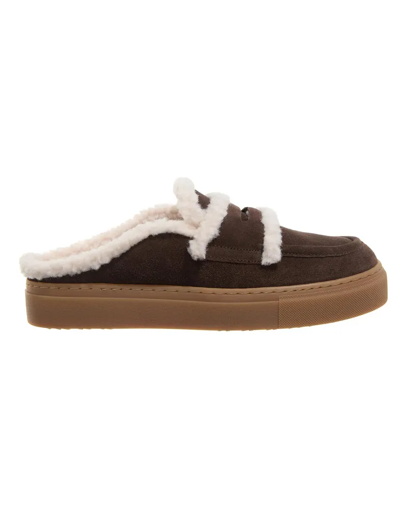 INUIKII Slipper & Pantoletten Mule Wool braun Braun