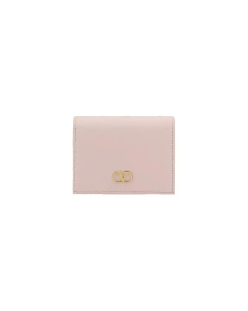 Valentino Garavani Portemonnaie Vlogo Flap Wallet pink Rosa