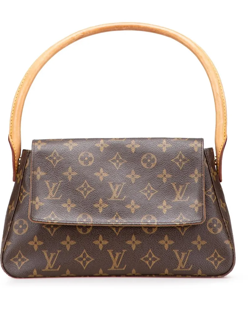 Louis Vuitton Hobo Bags Monogram Mini Looping braun Braun
