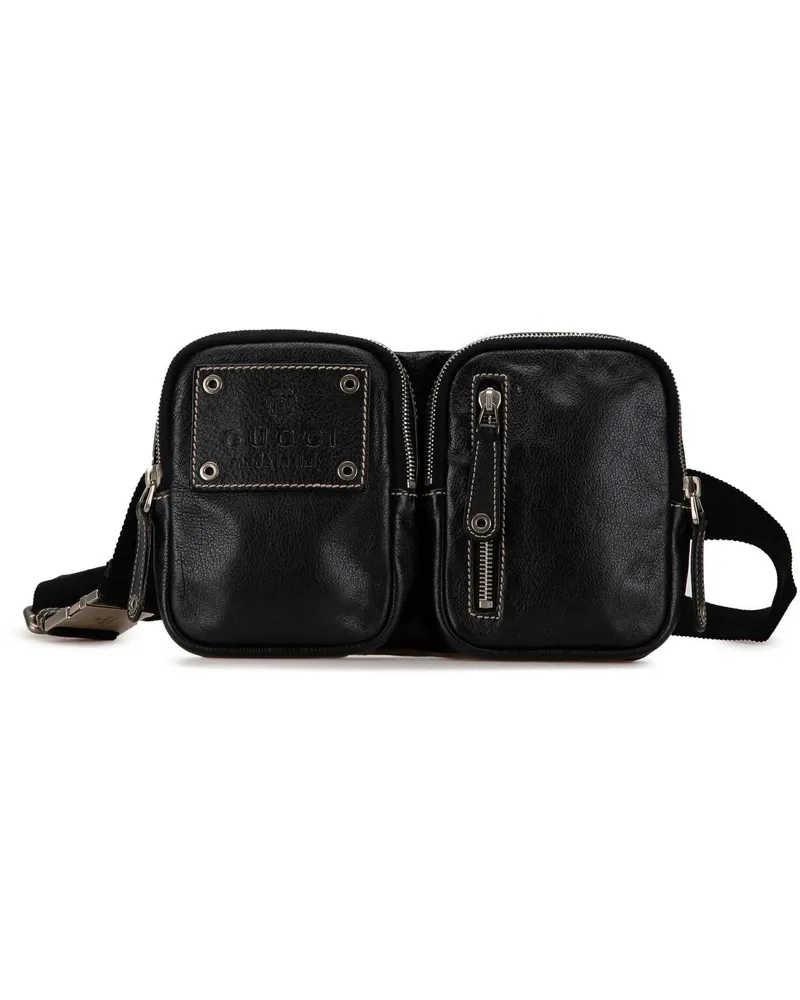 Gucci Bauchtaschen Leather Hysteria Belt Bag schwarz Schwarz