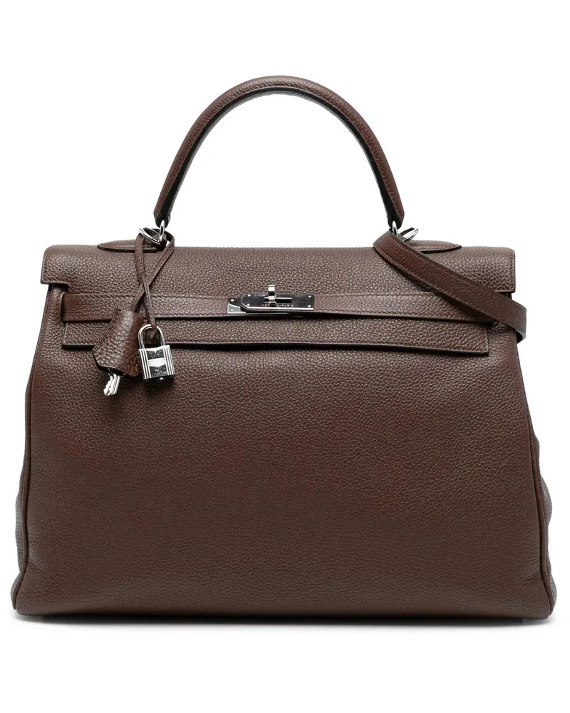 Hermès Hobo Bags Togo Kelly II Retourne 35 braun Braun