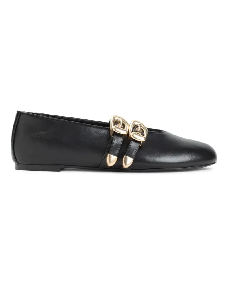 Stuart Weitzman Ballerinas Maven Mary Jane schwarz Schwarz