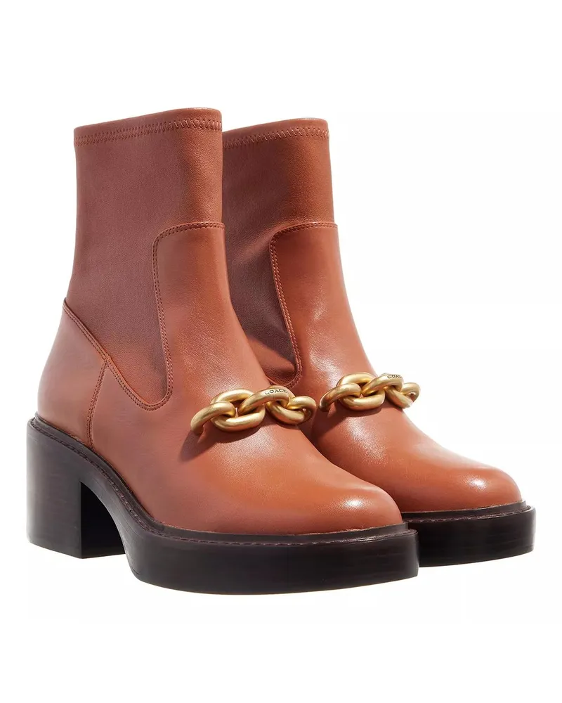 Coach Stiefel & Boots Kenna Leather Bootie braun Braun