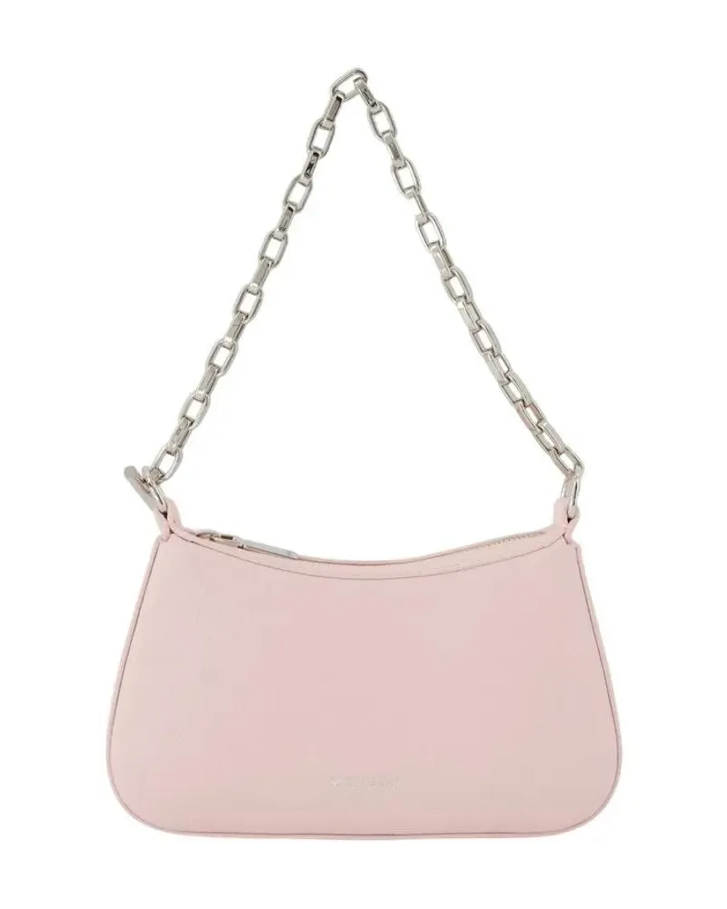 Alexander McQueen Crossbody Bags T Bar Mini Handbag - Leather - Pink beige Beige