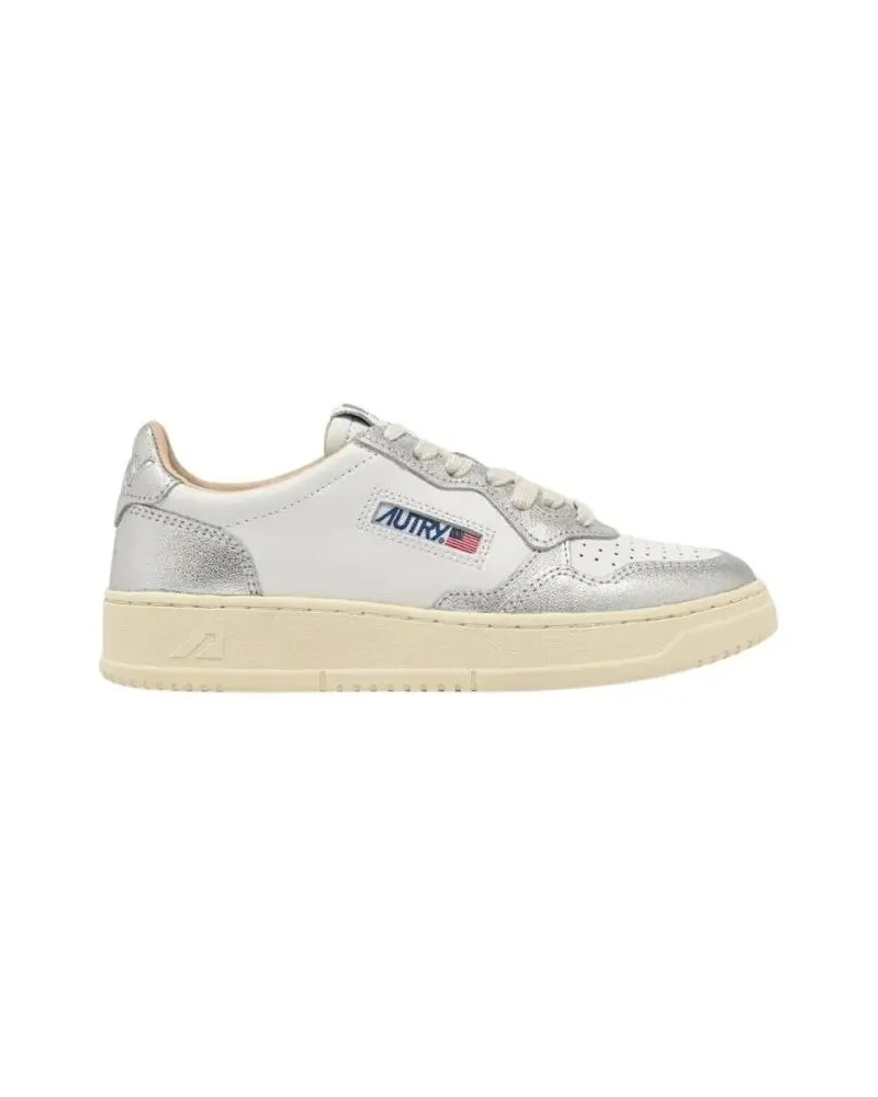 AUTRY Low-Top Sneaker Medalist Low Two-Tone Sneakers In White weiß Weiß