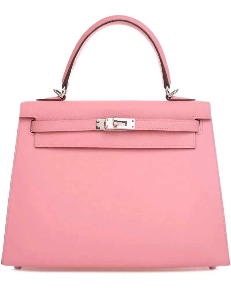 Hermès Hobo Bags Epsom Kelly II Sellier 25 rosa Gold