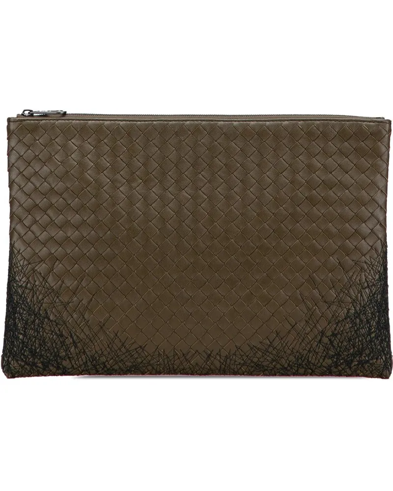 Bottega Veneta Clutches Nappa Intrecciato Stitched Clutch braun Braun