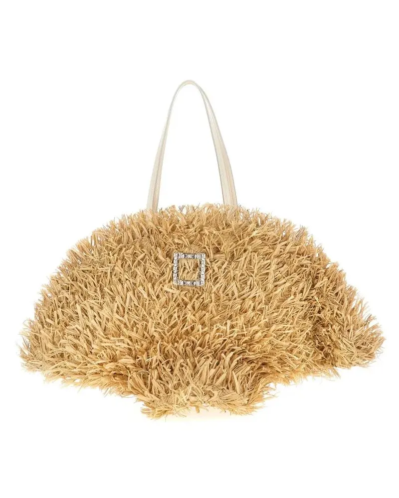 Roger Vivier Shopper & Totes 'Tres Vivier Panier Large' Shopping Bag braun Braun