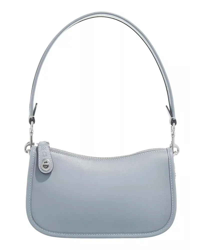 Coach Pochettes The  Originals Glovetanned Leather Swinger 20 Blau