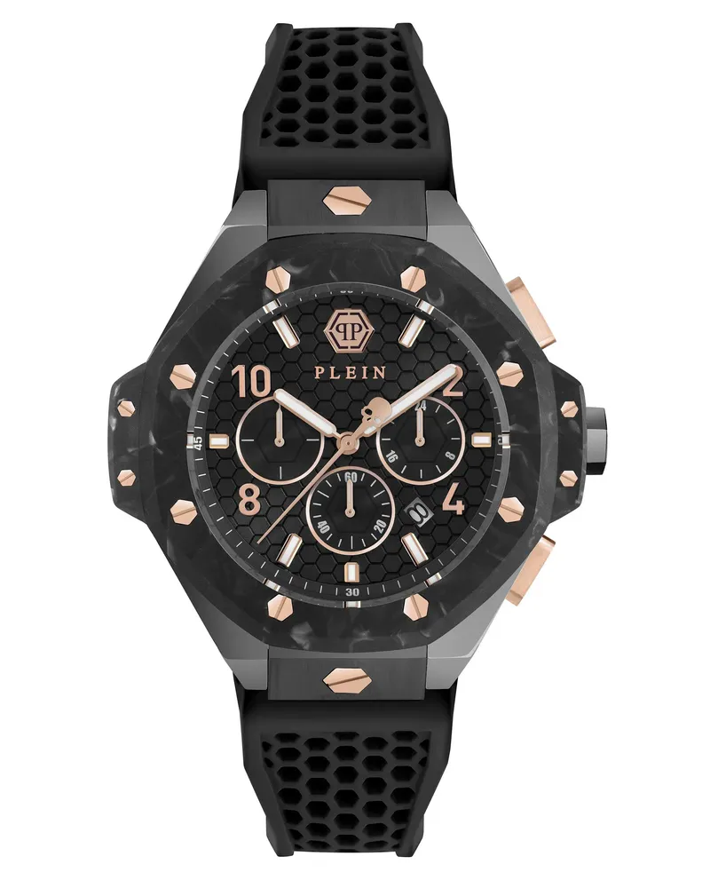 Philipp Plein Uhren Quarz-Chronographenuhr Plein Chrono Royal 46 Mm black Schwarz