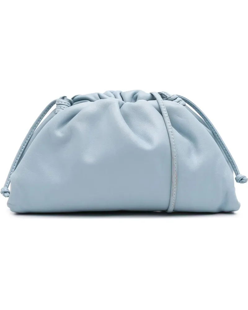 Bottega Veneta Hobo Bags 2012-2024 Lambskin The Mini Pouch blau Blau