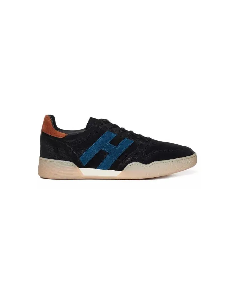 Hogan Low-Top Sneaker Black Suede H357 Sneakers schwarz Schwarz