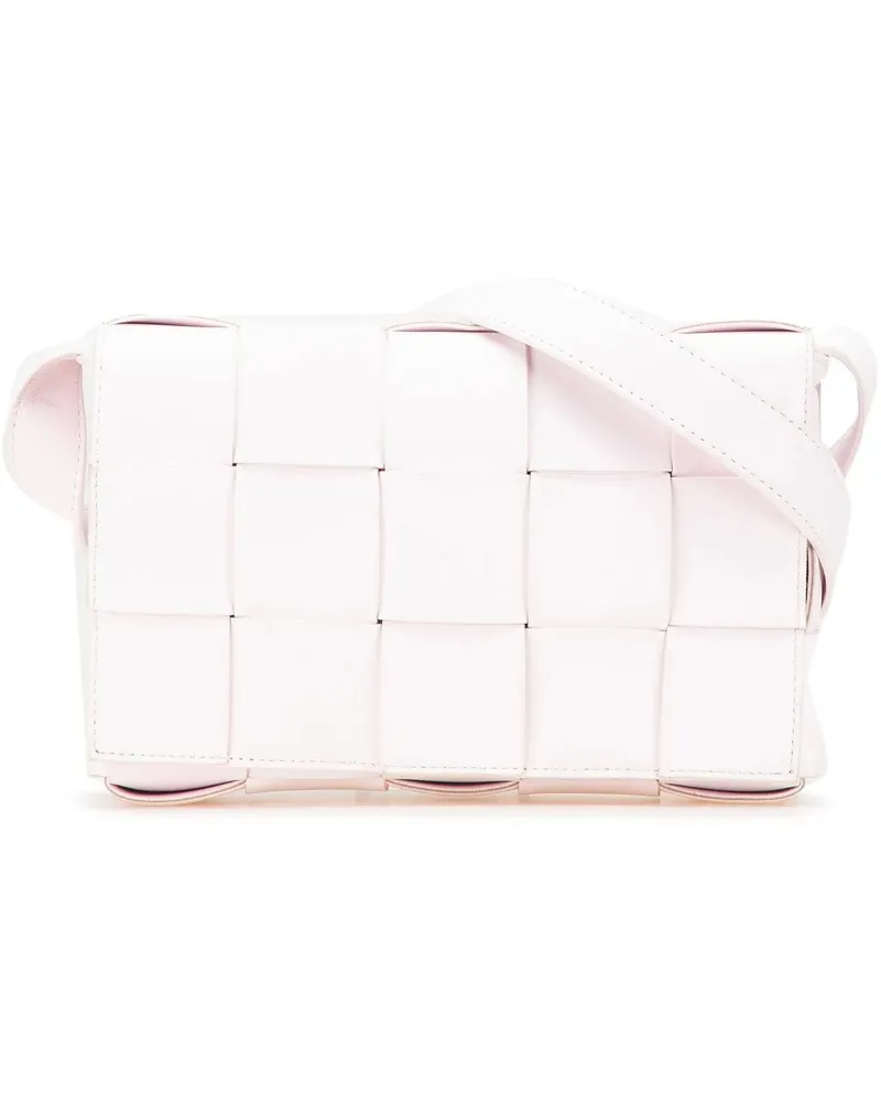 Bottega Veneta Hobo Bags 2012-2024 Nappa Intrecciato Cassette Crossbody rosa Gold