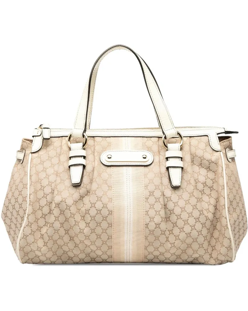 Celine Crossbody Bags Macadam Canvas Handbag braun Braun