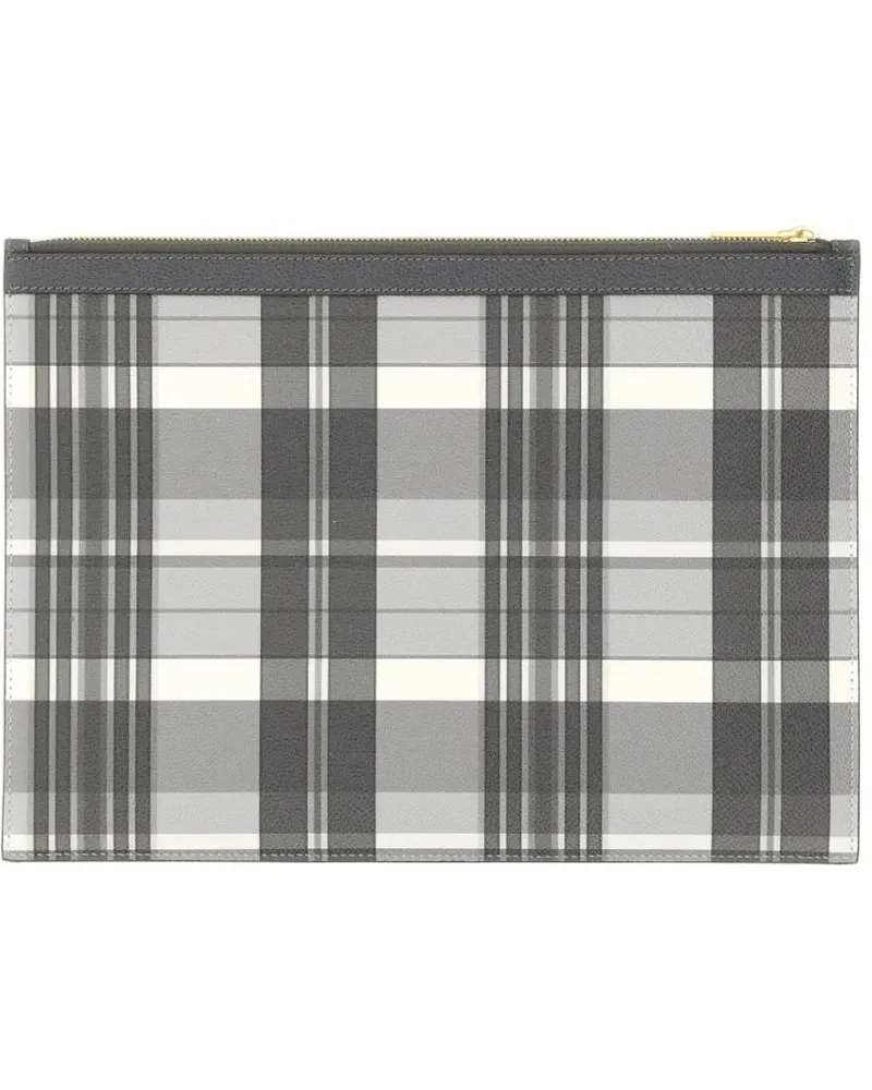 Thom Browne Portemonnaies Medium Document Holder grau Grau
