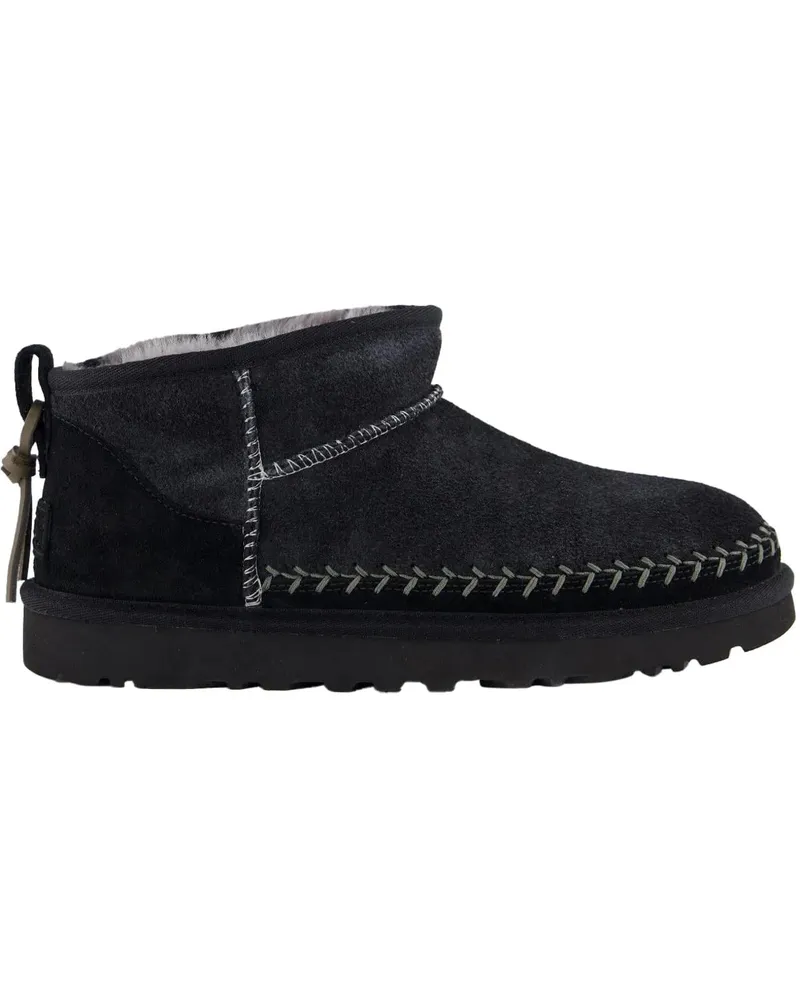 UGG Stiefel Dames Ultra Mini Biarritz Zwart schwarz Schwarz