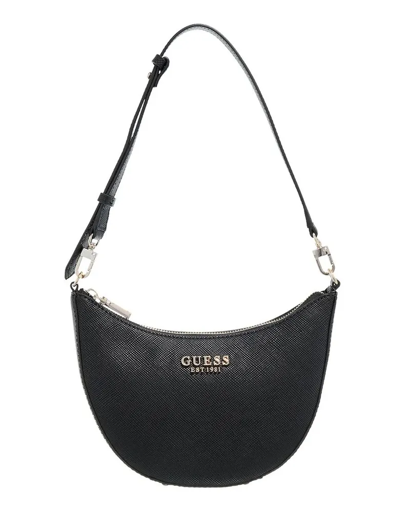 Guess Hobo Bags Fedana Mini Top Zip Shldr Bag schwarz Schwarz
