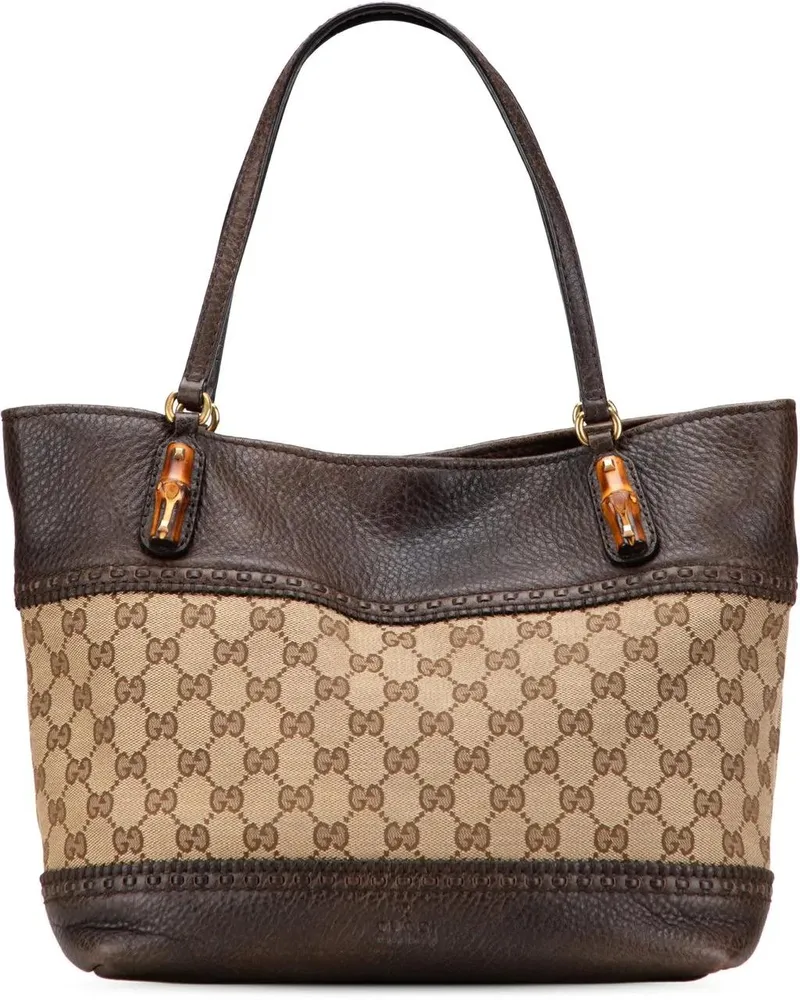 Gucci Shopper GG Canvas Laidback Crafty Tote braun Braun