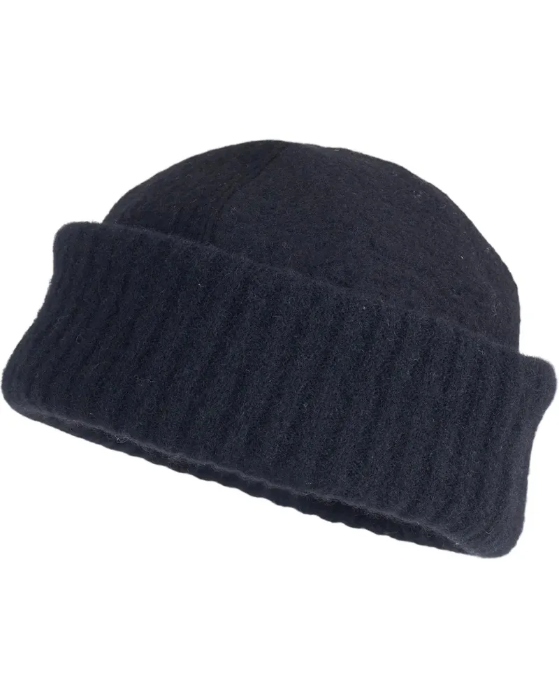 Isabel Benenato Handschuhe Chapeau yack laine vierge noir  Fem schwarz Schwarz