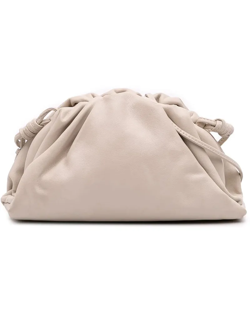 Bottega Veneta Hobo Bags Lambskin The Mini Pouch Crossbody braun Braun